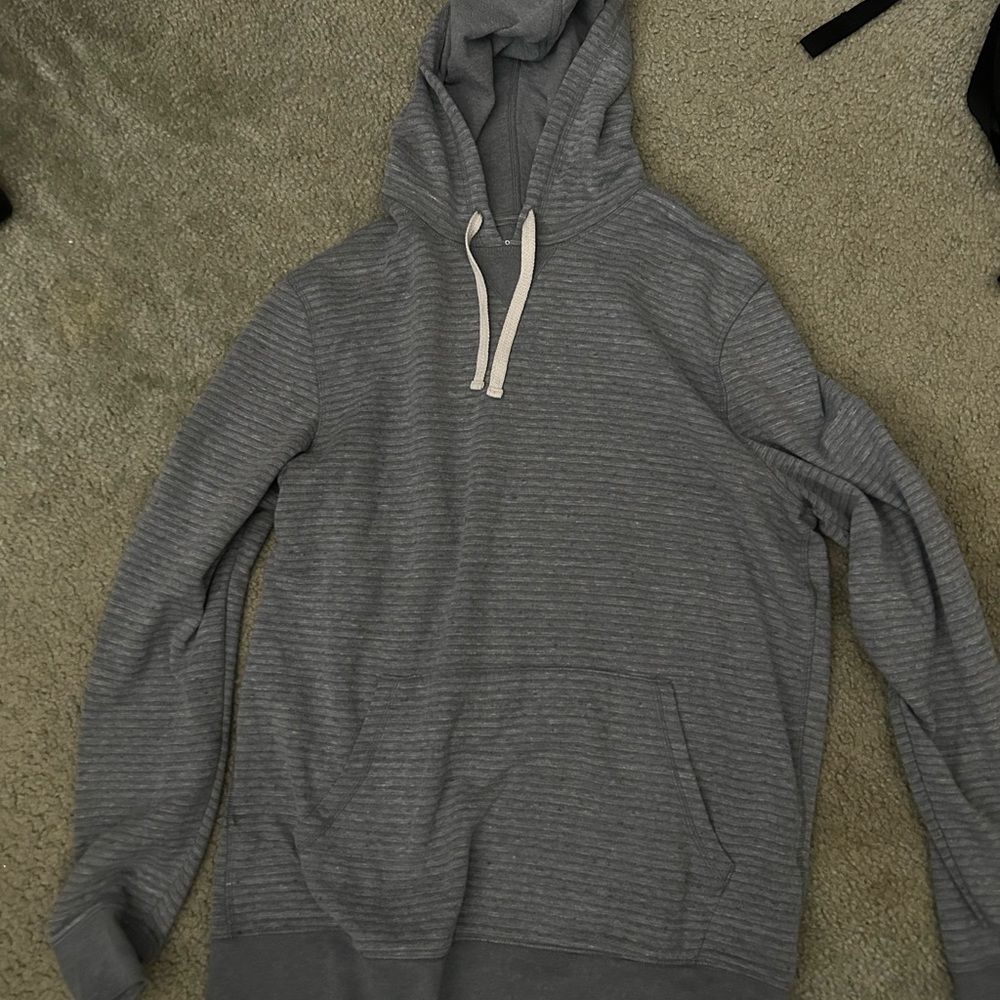 Sonoma Charcoal Striped Men's Hoodie